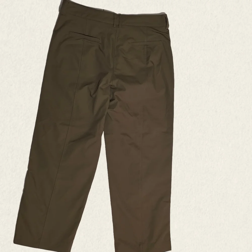 Zara khaki straight leg trousers - Picture 2 of 4
